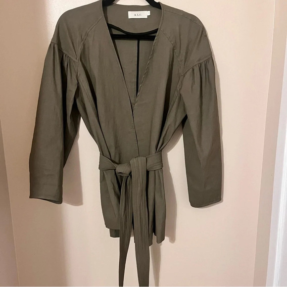 A.L.C. Kendrick Linen Blend Jacket - Picture 5 of 12